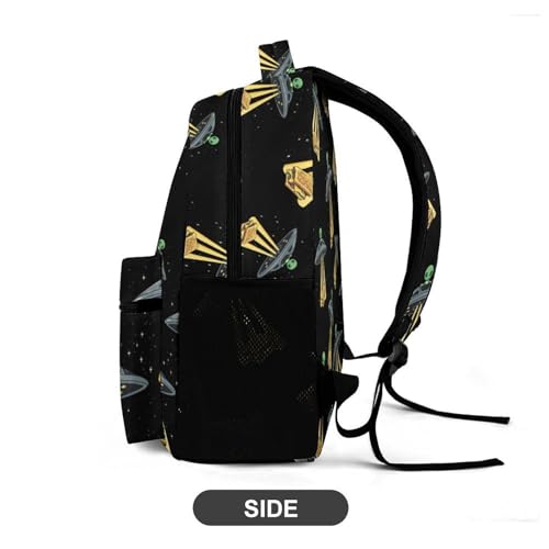 Aalien Love Sandwich Travel Backpack Casual Daypack Shoulder Bag with Adjustable Shoulder Straps4