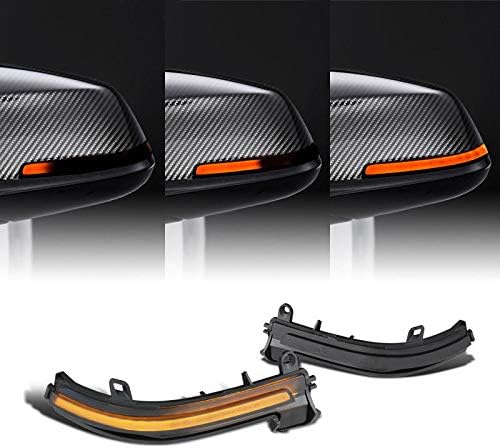 [Ultima] Dynamic Sequential Turn Signal Mirror LED Smoked Compatible with BMW 1/2/3/4 Series F20 F33 F30 F32 X1 i3