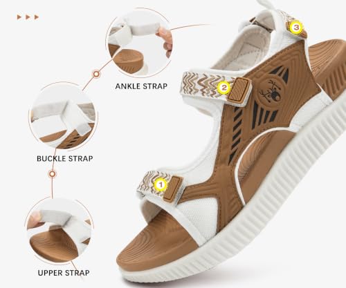 Image of KuaiLu Womens Orthopedic Walking Sandals with Comfortable Arch Support