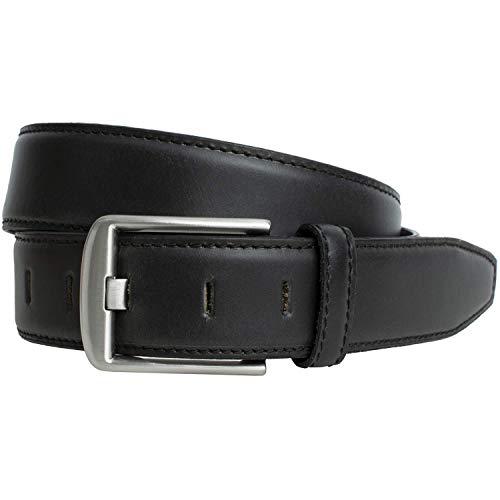 Nickel Smart Black Wide Pin Belt Ii - 38" #TOP1
