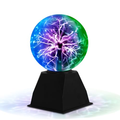 Riserva Plasma Ball 6 Inches Touch and Sound Sensitive Three Colors