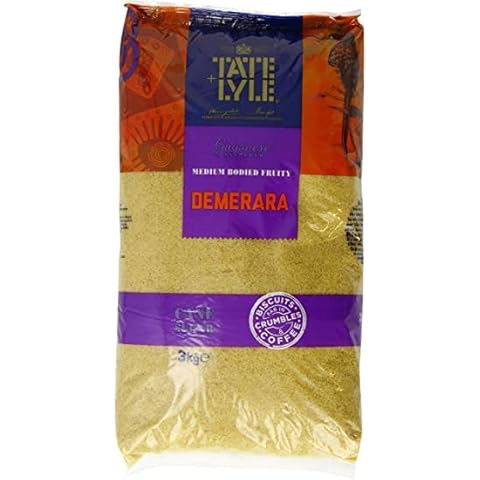 Tate & Lyle 3kg Brown Demerara Sugar Poly Bag (1 Bag) Cover