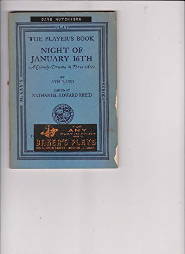 the player's book night of january 16th B001GBZW5U Book Cover