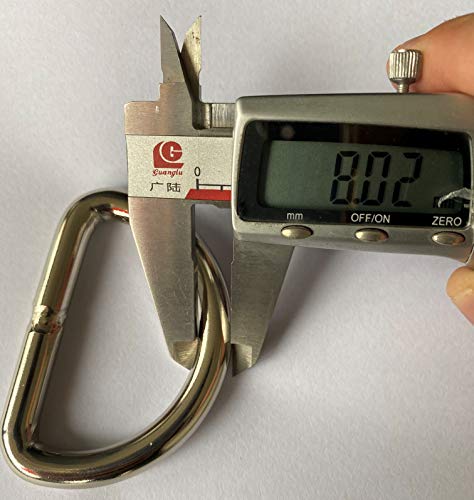 Aotedo JIANXIN-09-09-03-16+1-001 6.5Ft X2, Hold 3000 Lbs/Pcs,Φ10Mm Carabiners Thickness X2,Tree Swing Hanging Straps Kit,Yoga Strap And Stretching Strap For Tree Swings,Hammocks,Flexibility,Physical Therapy Exercise Stretching thumb #6