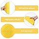 Butyeak Frisbee Hund, Hundefrisbee, Hunde Frisbee, 22 cm Frisbee Scheibe, Bodentarget Hund, Hundespielzeug Frisbee Ring, Target Hundetraining, Dog Spiel Ballwerfer, Hunde Wurfspielzeug, Gelb
