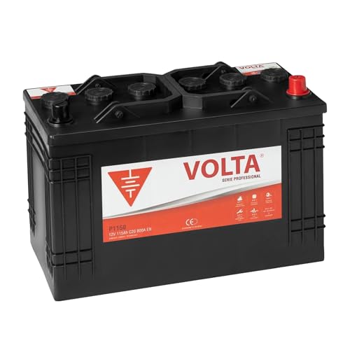 Bateria de Camión Professional 115Ah 800A - Borne +Dcha - Medidas Largo 345 x Ancho 175 x Alto 238 mm con 2 años de Garantía - Fabricación Europea.