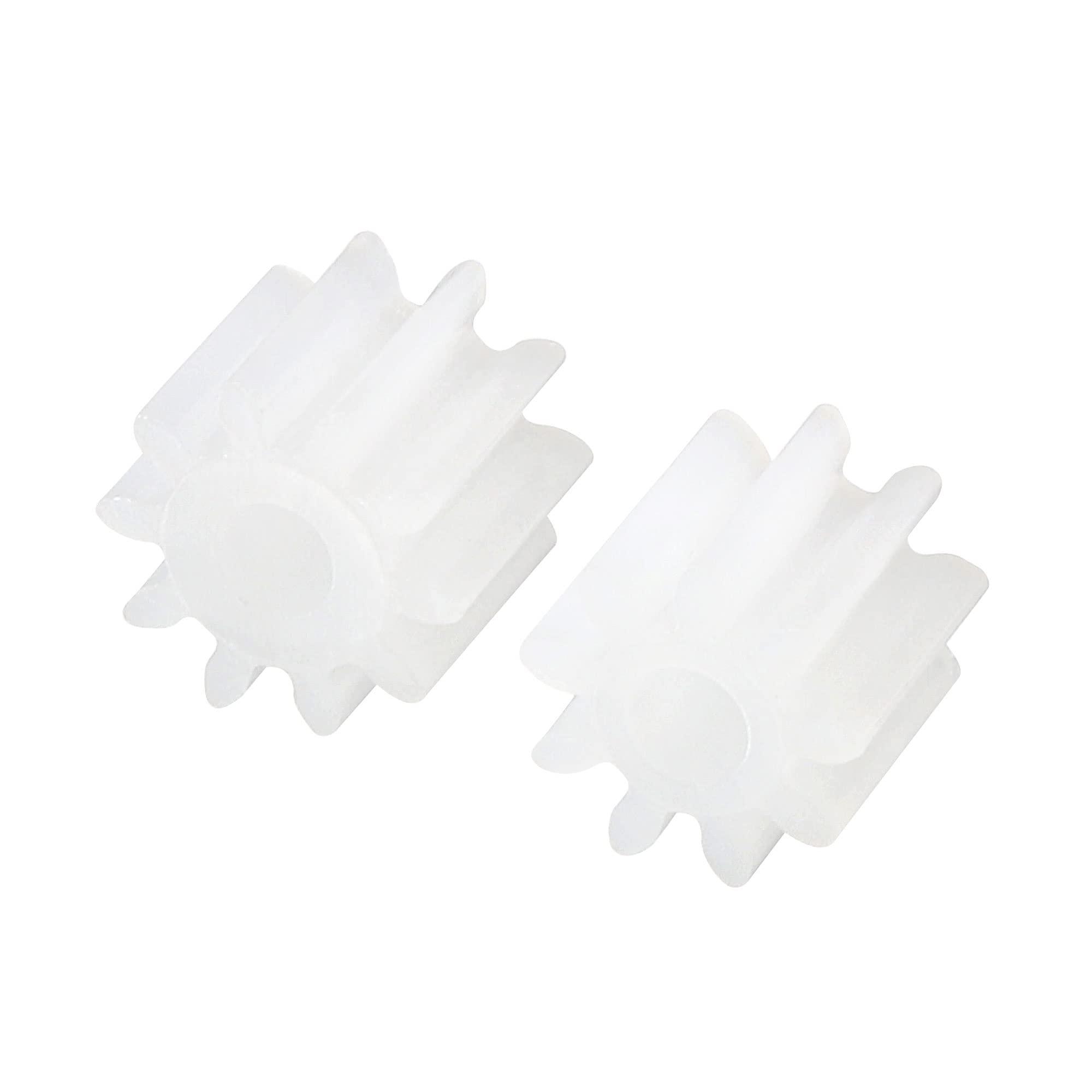 MECCANIXITY Plastic Gear Wheel 10 Teeth 9 Teeth for Motor Gearbox Shaft Pack of 1 Set