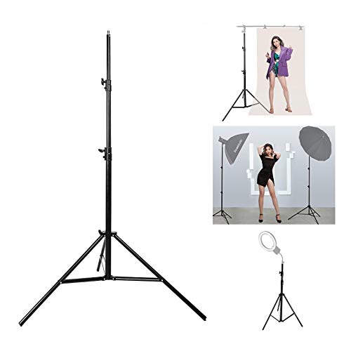 Soporte de luz por resorte de 300 cm con 3 secciones para estudio, de gran resistencia Cover