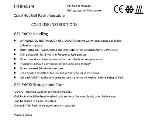 Pain Relief Flexible Ice Pack for Injuries Hot & Cold Therapy Reusable Gel Pack/Heat Wrap - Great for Back, Waist, Shoulder, Neck, Ankle, Knee and Hip (type7) - Thumbnail 7