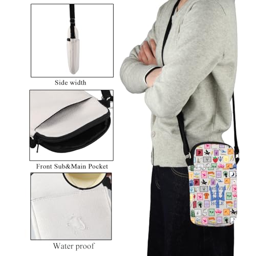 CMNIM PJO Movie Inspired Crossbody Bag Camp Half Blood Gift for PJ Fans Bookish Gift PJO Merchandise Bag Adjustable Strap Bag3