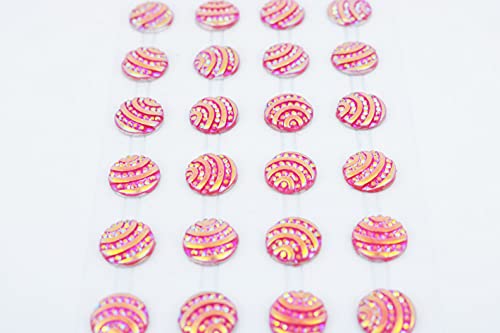 Adesivo Pet - Cartela de Adesivo Pedraria Pink