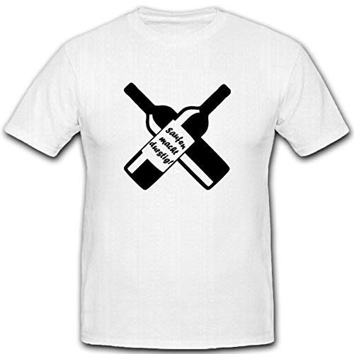 T-shirt Saufen Macht Durstig coupe ample XXXL pour homme fort