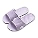 Produktbild APIKA Frauen Und Männer Anti-Rutsch-Hausschuhe Innengebrauch Im Freien Bad Sandale Soft Foam Sole Pool Schuhe Haus Heim Rutsche(Hellviolett,40/41 EU)