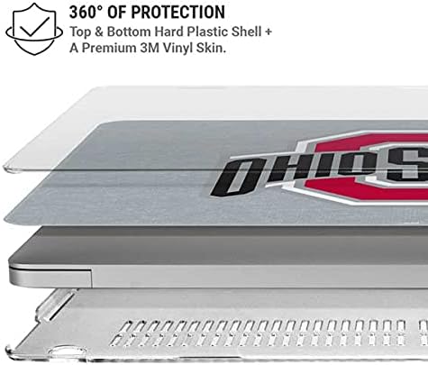Skinit Case + Skin Compatible with MacBook Air 13in M1 (2021) - Officially Licensed OSU Ohio State Logo Design