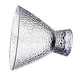 LIFKOME Copa de Vidrio Martini con Diseño Transparente Multifunción para y Cócteles para Hogar Oficina y Fiestas Decoración Elegante y Fácil Limpieza
