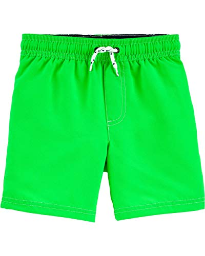 Carter's Free Combination Boys Rashguard and Swim Trunks (Green Shark Color Changing Swim Trunks, 9m)