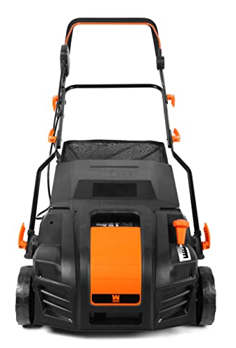 WEN DT1516 16-Inch 15-Amp 2-in-1 Electric Dethatcher and Scarifier with Collection Bag, Black - Image 10
