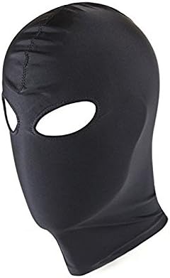 SmarTconn Tactical Balaclava Under Armour Face Mask Hood for Men Motorcycle Black (2-Open eyes)