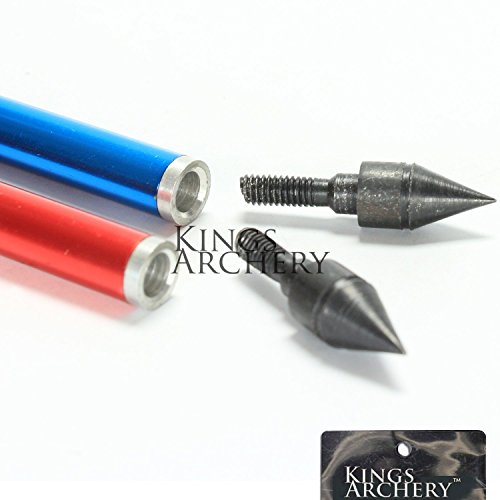 Kingsarchery Crossbow Arrows Aluminum 20 Inch (25 Pack) Long Arrows Set In Metallic Red For Hunting Crossbow Pistol Precision Target Arrow #TOP3