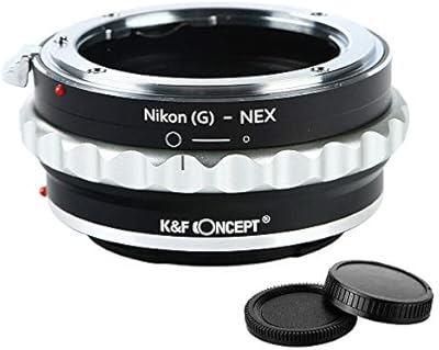 K&F Concept Lens Adapter Ring for Nikon G to Sony E Mount a6000 a6300 a6500 a5000 a5100 a3500 a3000 Alpha A7 A7R a7S a7II a7RII a7SII a7III a7RIII and a9