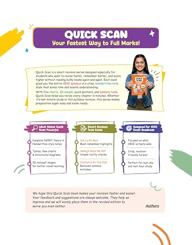Image of Arihant Quick Scan Science | CBSE Class 10 | Fast Revision Notes for High Scores | NCERT Theory, Handwritten Notes, Flow Charts & Tables, 3D Images | Based on CBSE Syllabus