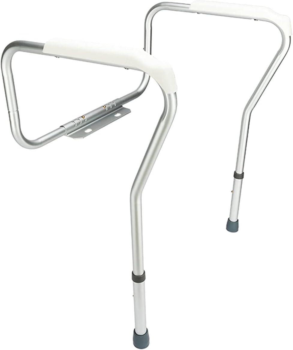 Handrail Toilet Frames for The Elderly Bathroom Safety Aid Hand Rail Toilet Support Handle Handrail Bar Assist Frame for Elderly Seniors Adults Pregnant Women