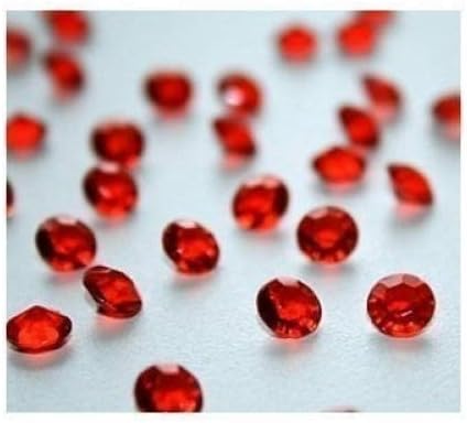 Wonderland Home4000 Ruby Red Diamond Scatter Crystals Wedding Table Decoration by Wonderland Home by Wonderland Home