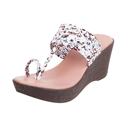 Image of Metro Women Wedge Heel Slip-on Sandal