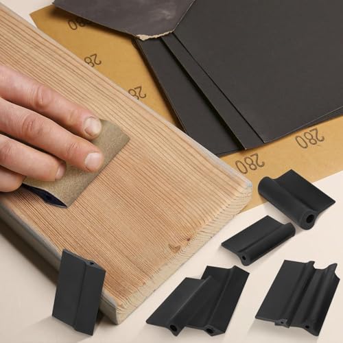 14Pcs Set of Sanding Blocks, Dura Block Sanding Block Kit, Sanding Grips, Profile Sanding Set, Sanding Blocks, Three Shapes - Image 2