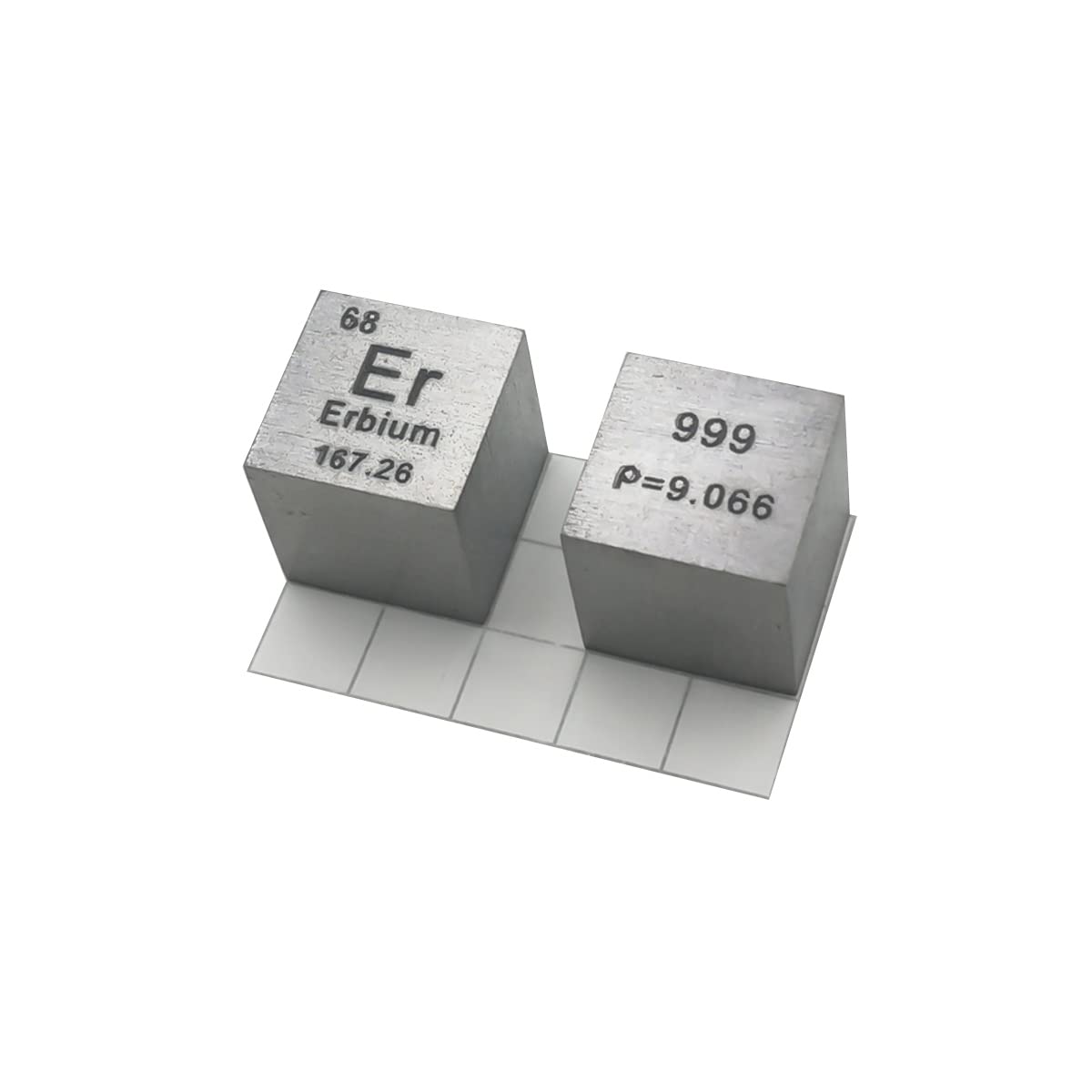 Cube d'erbium pur à 99,9% de 10 mm pour vos expériences de laboratoire de chimie