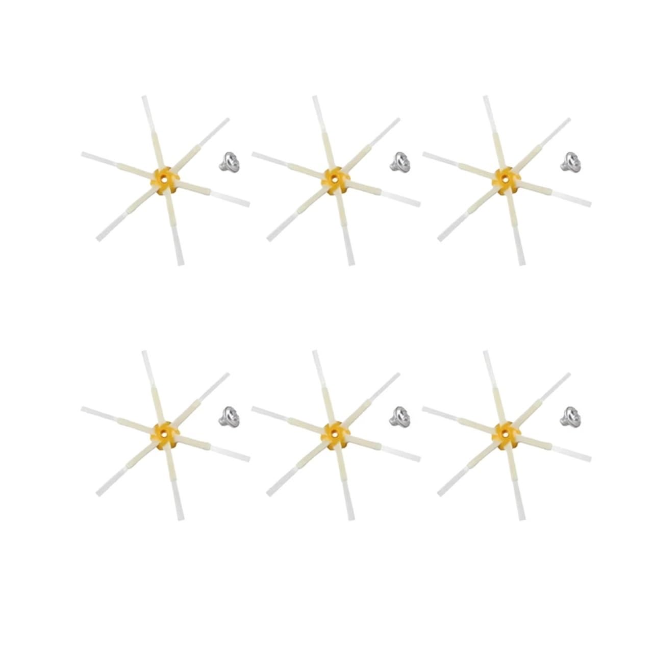 Robot Vacuum Side Brush，Compatible for Roomba，500 600 Series 520 530 625 630 650 660 Vacuum Cleaner Parts(Set6)