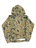 SOLY HUX Hoodies for Men Camo Sweatshirt Drawstring Long Sleeve Pullover Tops with Pocket Multicoloured Camo Large