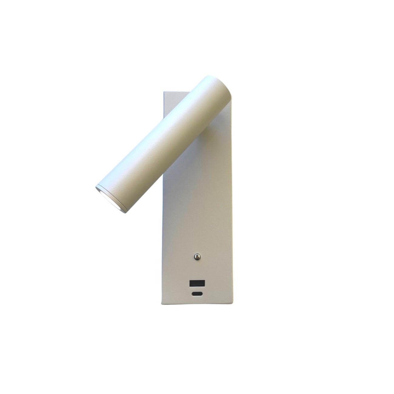KOSILUM - Applique LED liseuse avec port USB - Tofino - Lumière Blanc Chaud Eclairage Salon Chambre Cuisine Couloir - - 210 lm - LED intégrée - IP20