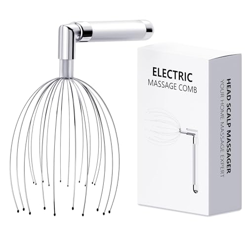Head Massager Scalp, Vibrating Electric Scalp...