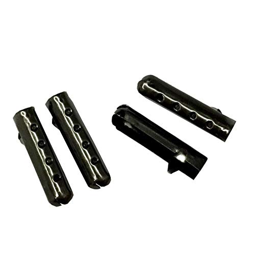 Image of 12 /24 /36 /48 PCS Metal Aglets DIY Shoelaces Repair Shoe Lace Tips Replacement End (48PCS, Mixed(12PCS Each))