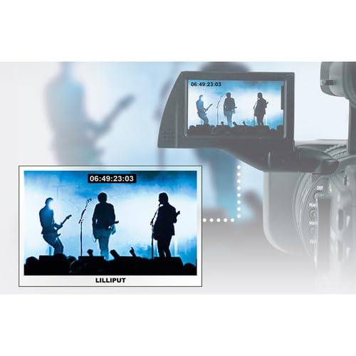 Image of LILLIPUT BM280-4KS Broadcast Director Monitor 28 inch 3840x2160 Ultra HD Carry-on /Desktop 4K with HDR, 3D-LUT, Color Space (BM280-4KS-VBP with V Mount Plate)