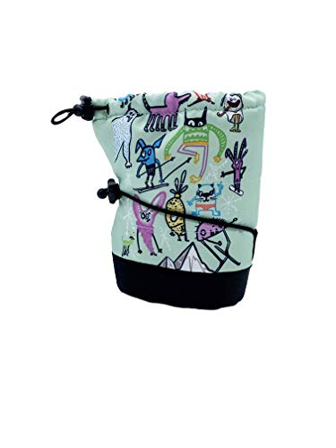 L-Bow Infant Little Monsters Cold Weather Boots (Little Green Monsters, 12_months)