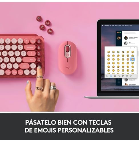 POP Keys Tastiera Meccanica Wireless con Tasti Emoji Personalizzabili, Layout Spagnolo QWERTY - Heartbreaker - Tastiera gaming - Immagine 3