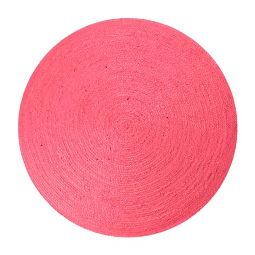 Tapis rond en jute polyvalent idéal pour délimiter le coin chevet