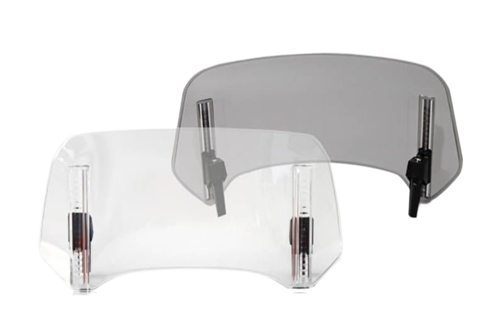 Motorrad Windschutzscheibe Windshield Universal-Motorrad-Windschutzscheibe, Verstellbarer Spoiler, Windschutzscheibe, geeignet für Motorrad-Ersatzteile, Motorräder, Windabweiser
