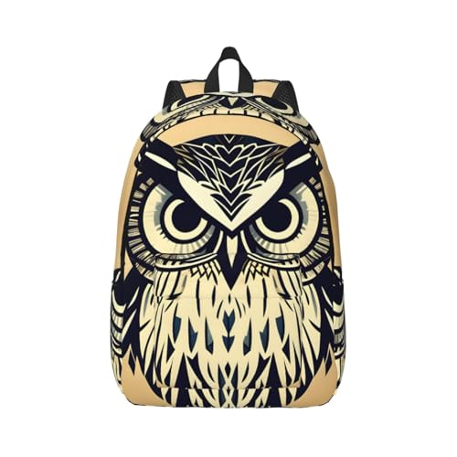 Sac à dos de voyage confortable hibou contre la fatigue du dos