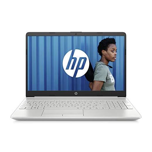 HP PC Portable 15-dw0051nf 15'' FHD Argent (Intel Core i3 8145U, RAM 4 Go, SSD 128 Go + 1 To Disque dur, Windows 10)