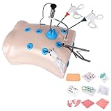 Laparoscopic Surgery Simulator Training Modules, Portable Surgical Skill Trainer Box with Endoscope, Abdominal Cavity, Chest Practice Model for Medical Students & Clinical Traini Model(with-Puncture)