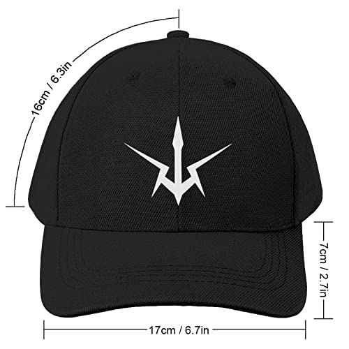 Anime Classic The Black Knights Logo Cap Embroidery Dad Cotton Hat Adjustable Baseball Caps For Men Black #TOP1