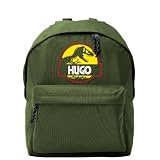 Evyre Mochila Escolar Personalizada con Nombre Infantil y Juvenil de Alta Resistencia, 30x40x18cm Jurasik