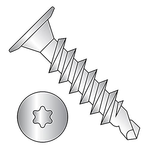 Tornillo autoperforante acero inoxidable #10-16 1.5 pulg paquete 10
