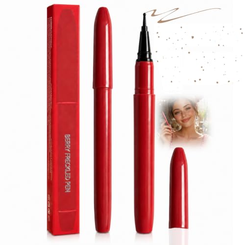 Image of Dark Brown Fine Tip Freckle Pen for Sun-Kissed Makeup - 1mm Precision Detail Tool, Waterproof Smudge-Resistant Quick Dry Face Pen for Defined Faux Freckles, Beauty Marks and Soft Liner Accent