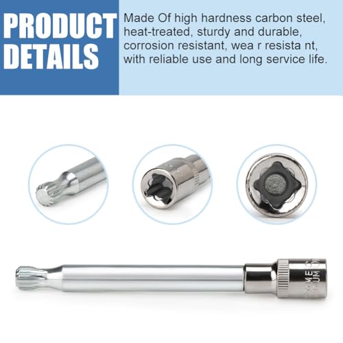 FANHAY Dual Clutch Transmission Clutch Motor Electromechanical Unit Unlocking Tool for Ford DSG 6 Speed DPS6 6DCT250 Dual Clutch Actuator Motor Unlock Reset Tool 1/4\" Drive,14 Spline - Thumbnail 4