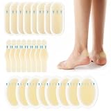 Gel Blister Bandages Blister Cushions - 24Pcs Water Resistant Hydrocolloid Bandages for Heel, Toe & Foot - Blister Pads for Prevention & Recovery - Variety Pack