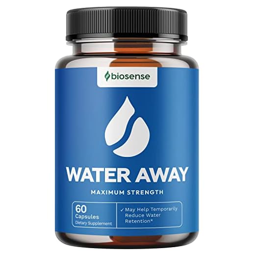 Natural Diuretic Water Away Pills Vitamin B6 Potassium & Dandelion Root Extract Water Retention Anti-Bloating and Swelling Capsules Weight Loss for Women & Men with Antioxidant Green Tea by Bio Sense